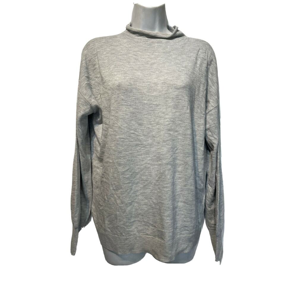 treasure & bond light gray heather cashmere sweater Size S